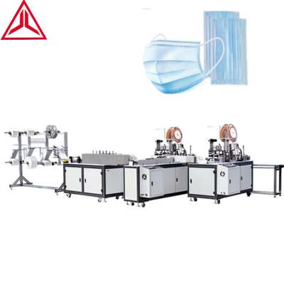 Automatic Disposable Surgical Medical Face Mask Making Machine Manufacture 3 ply Non woven mask machine