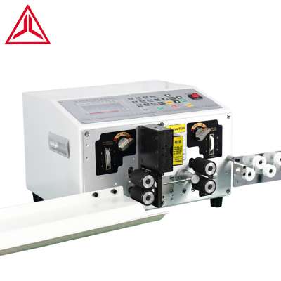 4mm2 automatic double wires cutting and stripping machine