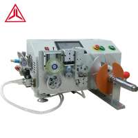 JL-1008-mrz semi-automatic  Wire  Winding and Tying Machine Wire Roller Cable Roll Wire Reel Winding Machine